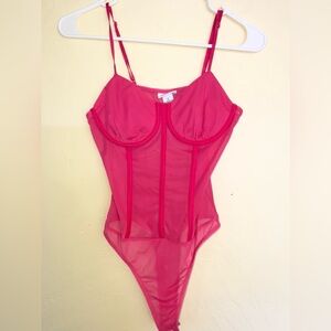 Hot Pink Body Suit